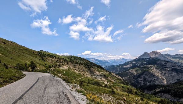 Riding the Cayolle, Champ and Allos passes in the French Alps